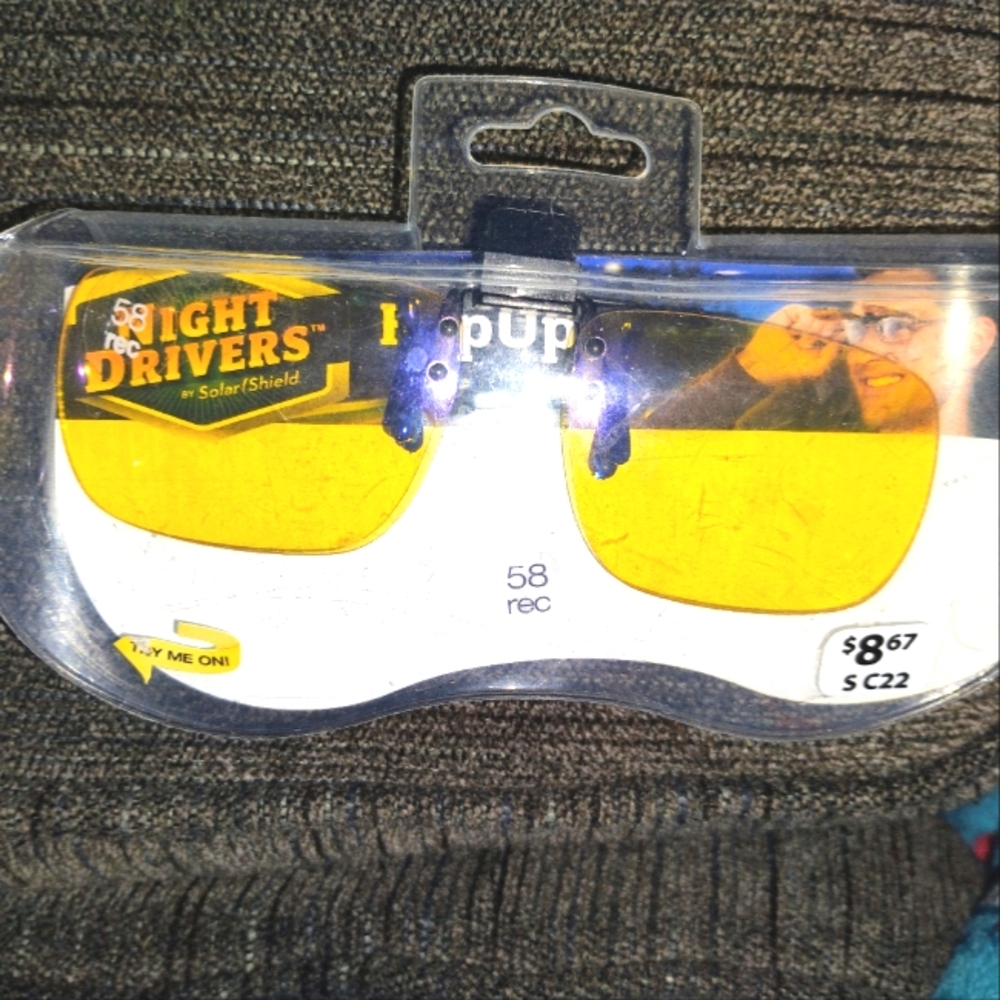Night Driving Clip on Shades